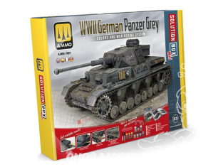 MIG Solution Box Mini 33 7907 WWII Gris Panzer Allemand Couleurs et vieillissement - Livre Français (multilangues)