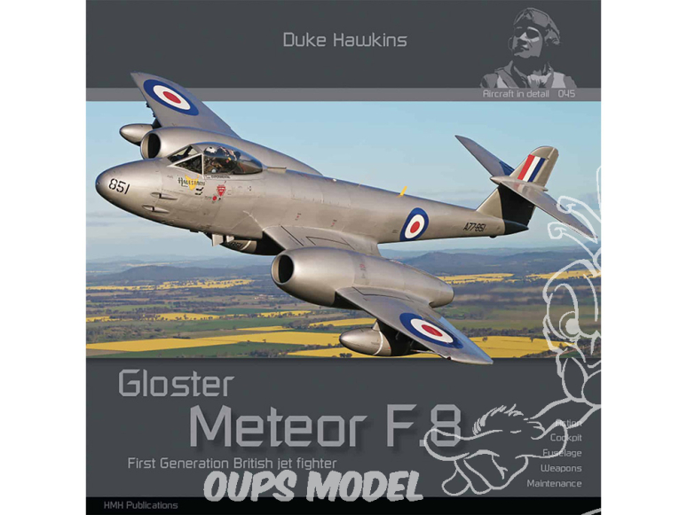 Librairie HMH Publications 042 Gloster Meteor F.8/FR.9