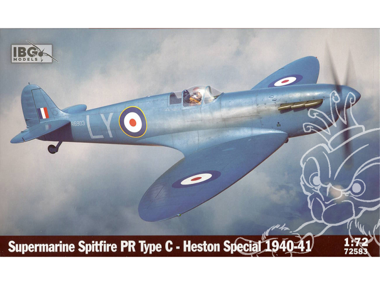 IBG maquette avion 72583 Supermarine Spitfire PR Type C Heston Special 1940-41 1/72