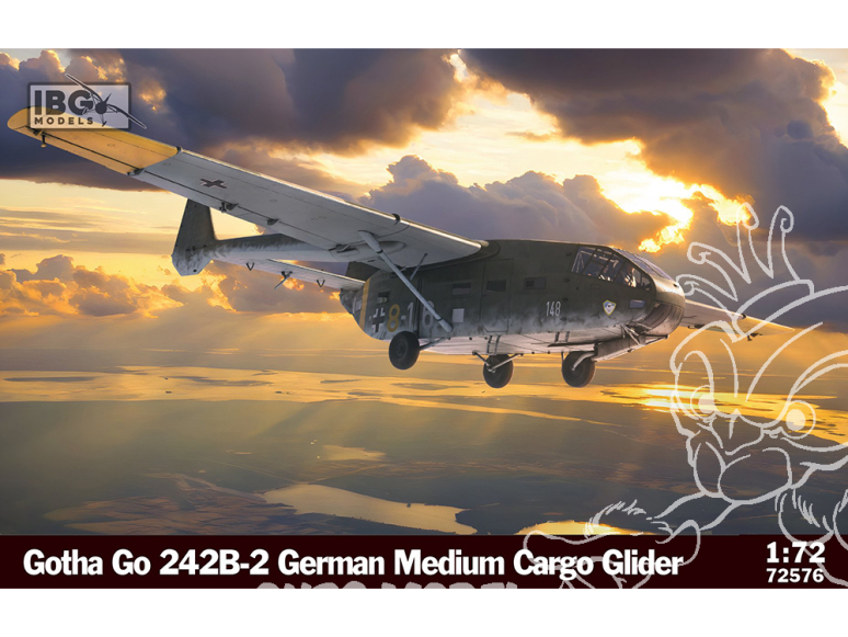 IBG maquette avion 72576 Planeur moyen allemand Gotha Go 242B-2 1/72