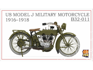 Copper State Models maquettes militaire B32-011 HARLEY DAVIDSON militaire modèle J 1916–1918 1/32