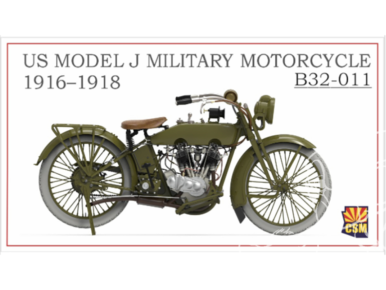 Copper State Models maquettes militaire B32-011 HARLEY DAVIDSON militaire modèle J 1916–1918 1/32