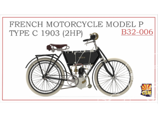 Copper State Models maquettes militaire B32-006 Moto française Werner Modèle P Type C 1903 2 ch 1/32