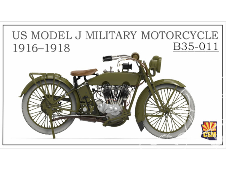 Copper State Models maquettes militaire B32-011 HARLEY DAVIDSON militaire modèle J 1916–1918 1/32