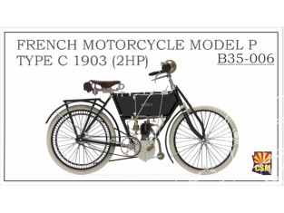 Copper State Models maquettes militaire B35-006 Moto française Werner Modèle P Type C 1903 2 ch 1/35
