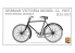Copper State Models maquettes militaire B35-007 Vélo allemand Victoria modèle 12 1905 avec roues à ressort 1/35