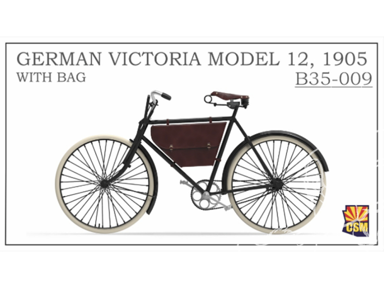 Copper State Models maquettes militaire B35-009 Vélo allemand Modèles 12 de Victoria Allemagne 1905 avec un sac 1/35