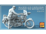 Copper State Models personel F32-075 Pilote du corps des mitrailleurs Démarrage de la moto 1/32