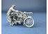 Copper State Models personel F32-075 Pilote du corps des mitrailleurs Démarrage de la moto 1/32