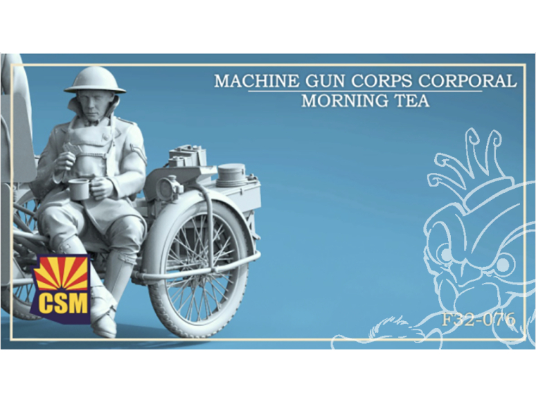 Copper State Models personel F32-076 Thé du matin du caporal du corps des mitrailleurs 1/32