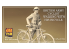 Copper State Models personel F32-074 Un cycliste de l'armée britannique marche avec son vélo 1/32
