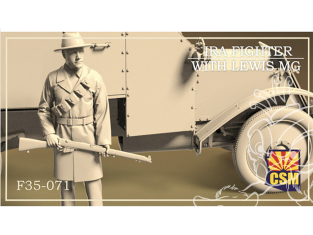 Copper State Models Figurine F35-071 Combattant de l'IRA avec un fusil 1/35