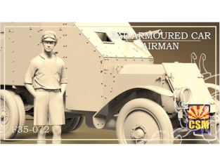 Copper State Models personel F35-072 Aviateur de la RAF en véhicule blindé 1/35