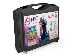 MIG peinture IONIC 0605 Mallette Vol.2 Selection de 90 Couleurs Kit extension 90 x 20ml