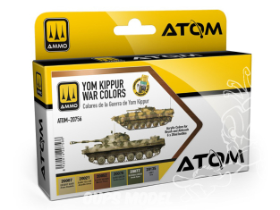 MIG peinture Atom 20756 Set couleurs Guerre Yom Kippur 6 x 20ml