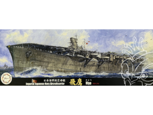 Fujimi maquette bateau 433349 Hiyo Porte-avions de la Marine Japonaise Impériale 1/700