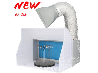 Aérographe accessoire Fengda BD-513 Cabine de peinture portable avec extraction