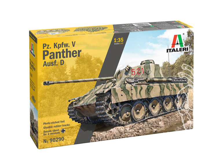 Italeri maquette 90290 Pz. Kpfw. V Panther Ausf. D 1/35