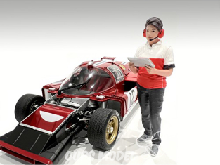 American Diorama figurine AD-25003 Equipage de course - Figurine 3 1/24
