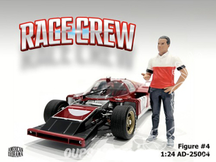 American Diorama figurine AD-25004 Equipage de course - Figurine 4 1/24