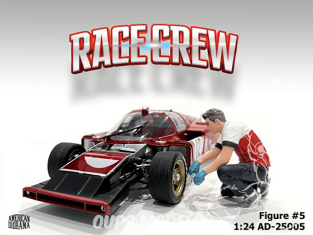 American Diorama figurine AD-25005 Equipage de course - Figurine 5 1/24