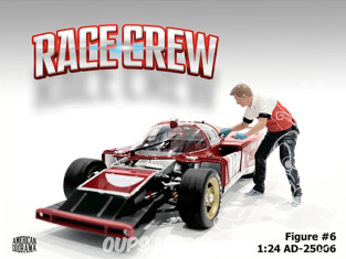 American Diorama figurine AD-25006 Equipage de course - Figurine 6 1/24