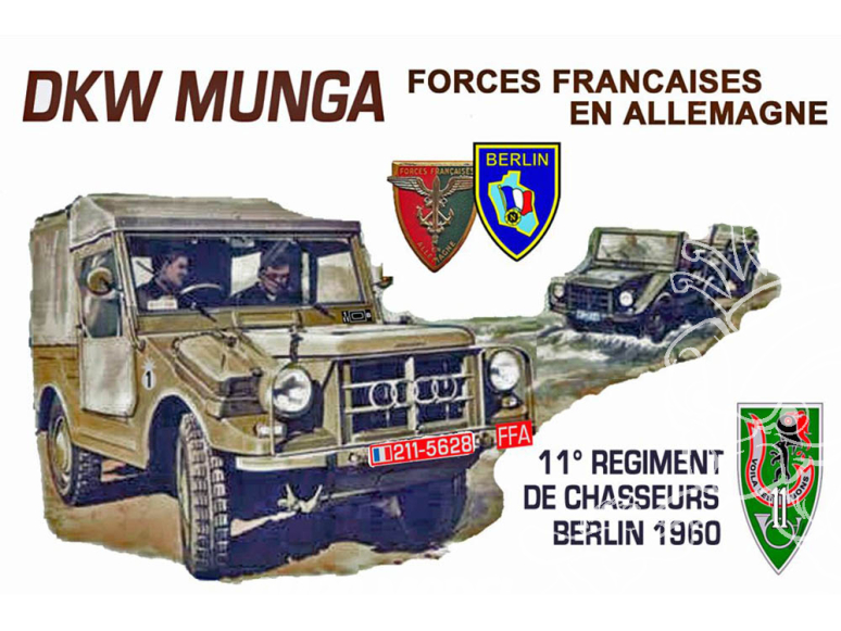 Ace Maquettes Militaire Pack-01 EDITION SPECIALE MUNGA F91/4 0.25t 4x4 VERSION Française 1/72