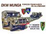 Ace Maquettes Militaire Pack-01 EDITION SPECIALE MUNGA F91/4 0.25t 4x4 VERSION Française 1/72