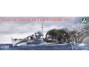 Takom maquette bateau 6017 Destroyer Soviétique PR.7 Gremyashchiy 1942 1/350