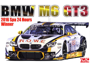 NuNu maquette voiture de Piste PN24001 BMW M6 GT3 Vainqueur des 24 Heures de Spa 2016 1/24