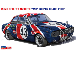 Hasegawa maquette voiture 20776 Isuzu Bellett 1600GTR Grand Prix du Japon 1971 1/24