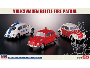 Hasegawa maquette voiture 20779 Volkswagen Coccinelle Patrouille des pompiers 1/24