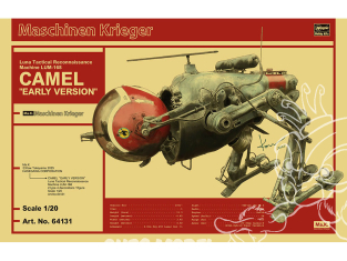 Hasegawa maquette 64131 Maschinen Krieger Avion de reconnaissance tactique lunaire LUM-168 Camel Modèle initial 1/20