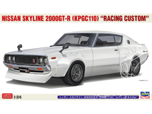 Hasegawa maquette voiture 20772 Nissan Skyline 2000GT-R KPGC110 Racing Custom 1/24
