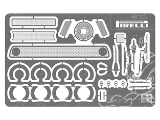 HASEGAWA Photodecoupe 72102 Pièces photogravées pour Lancia 037 Rally 1/24
