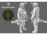 Blacksnake Model figurine UKS-06-16 Soldat Ukrainien Omega figurine 6 Opérateur des forces spéciales Mitrailleur 1/16