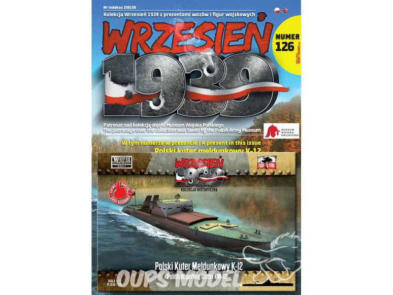 First to Fight maquette militaire pl127 Polski Kuter Meldunkowy KM-12 1/72