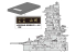 Fujimi maquette bateau 600765 Set bridge Yamashiro spécial 1/350