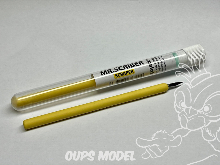 MRP peintures SC4 Pointe a graver MR.SCRIBER Scraper manche jaune