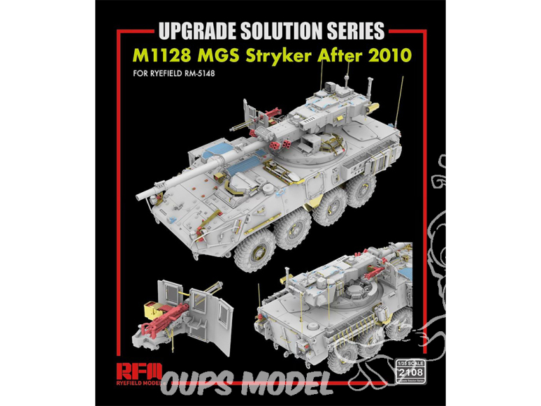 Rye Field Model maquette militaire 2108 Set amélioration M1128 MGS Stryker après 2010 1/35