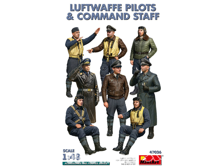 Mini Art maquette avion 49026 PILOTES ET ÉTAT-MAJOR DE LA LUFTWAFFE 1/48