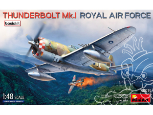 Mini Art maquette avion 48033 Thunderbolt Mk.I. Force aérienne royale. KIT DE BASE C 1/48