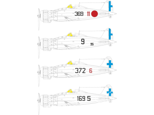 Eduard Express Mask JX345 Marquage tactique MC.200 Saetta Italeri 1/32