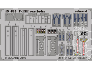 EDUARD photodecoupe avion 49485 Harnais F-15E Academy 1/48 EDUARD photodecoupe avion 49485 Harnais F-15E Academy 1/48