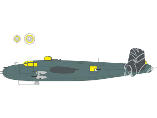 Eduard Express Mask EX1165 Strafer / B-25J Mitchell TFace Eduard 1/48