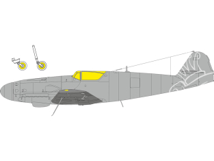 Eduard Express Mask CX705 Messerschmitt Bf 109K Eduard 1/72