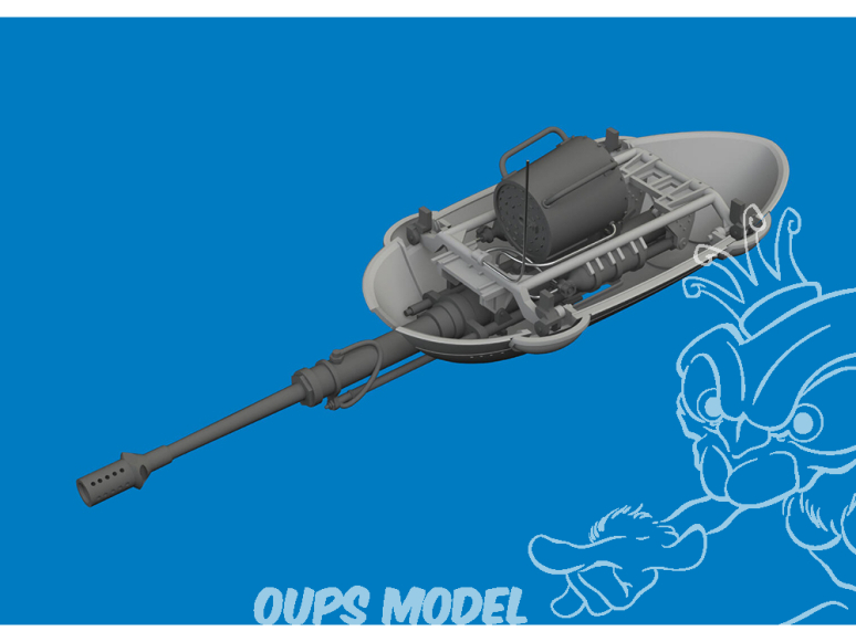 Eduard kit d'amelioration avion brassin Print 6481158 Gun pod Mk 101 Henschel Hs 129B Takom 1/48