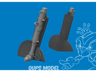 Eduard kit d'amelioration avion brassin Print 6481173 Jambes train d'atterrissage Spitfire Mk.Vc Eduard 1/48