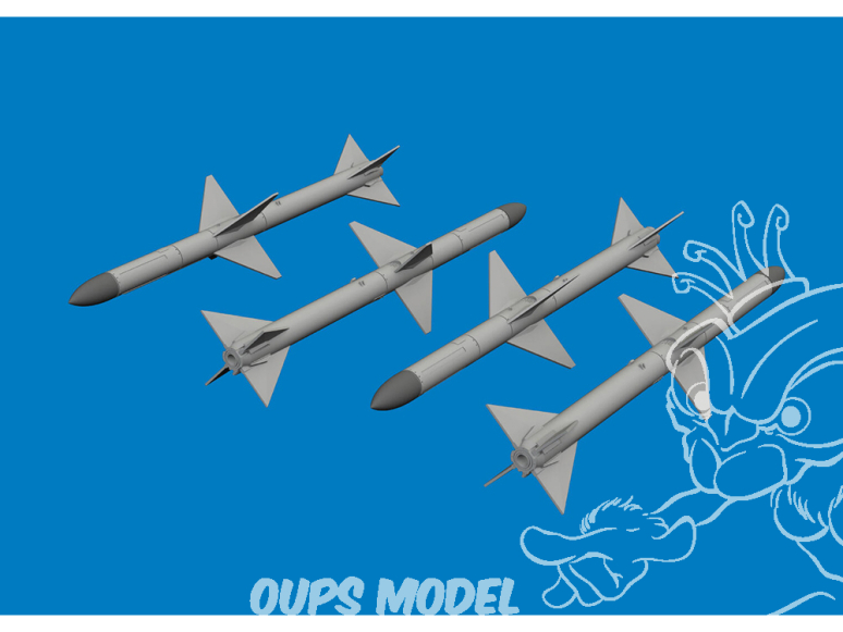 Eduard kit d'amelioration avion brassin Print 6481175 AIM-7M 1/48