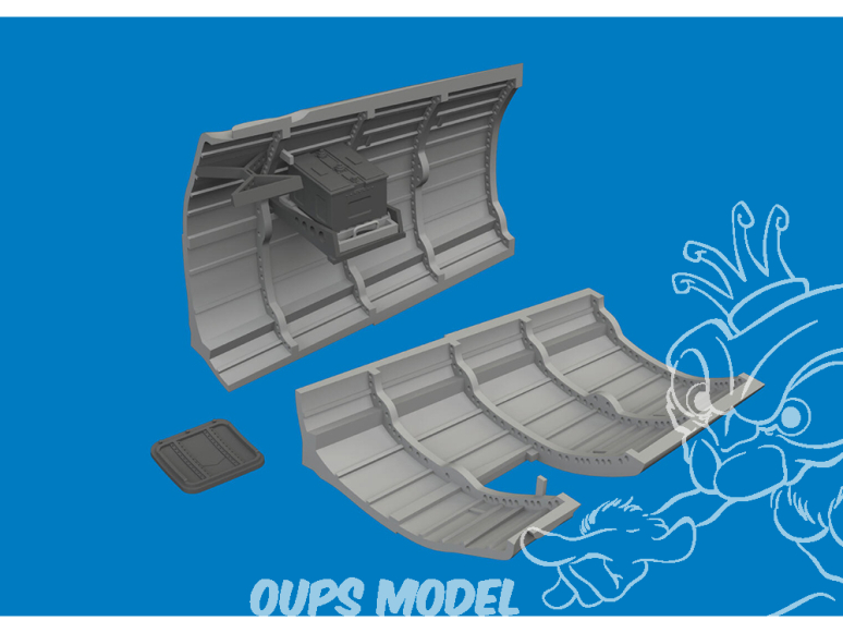 Eduard kit d'amelioration brassin Print 672437 Compartiment radio Spitfire Mk.V Eduard 1/72